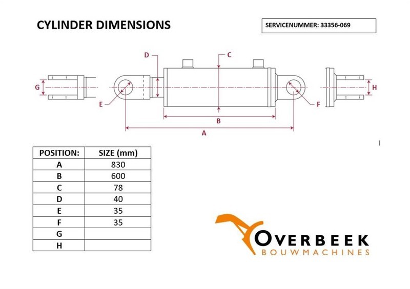 Atlas - Lifting cylinder/Hubzylinder/Hefcilinder - Hidraulika: foto 4 Atlas - Lifting cylinder/Hubzylinder/Hefcilinder - Hidraulika: foto 4