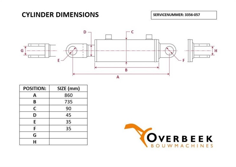 Atlas - Lifting cylinder/Hubzylinder/Hefcilinder - Hidraulika: foto 4 Atlas - Lifting cylinder/Hubzylinder/Hefcilinder - Hidraulika: foto 4