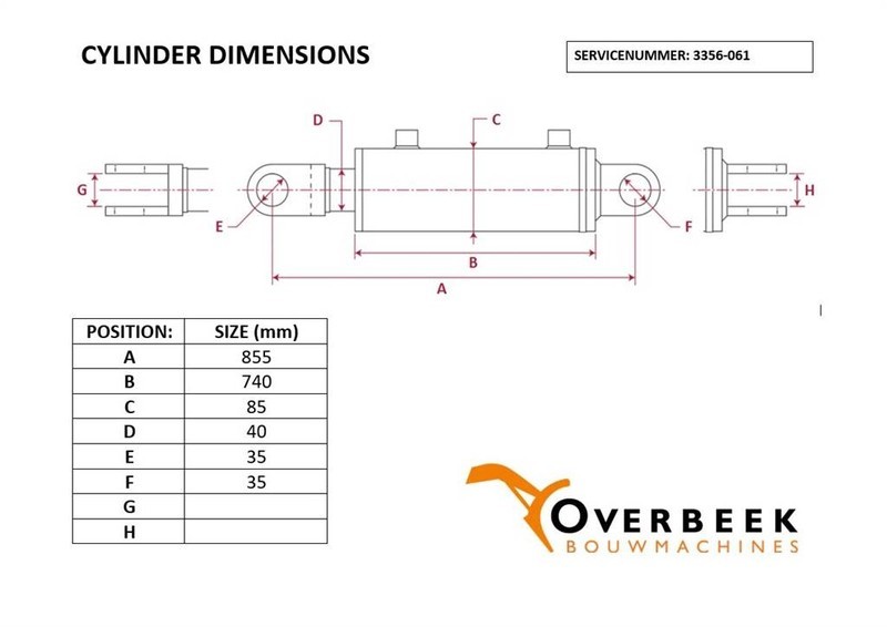 Atlas - Lifting cylinder/Hubzylinder/Hefcilinder - Hidraulika: foto 4 Atlas - Lifting cylinder/Hubzylinder/Hefcilinder - Hidraulika: foto 4