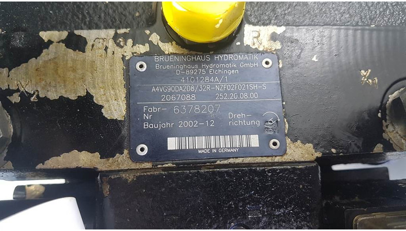 Brueninghaus Hydromatik A4VG90DA2D8/32R-Ahlmann AZ150-Drive pump/Fahrpumpe - Hidraulika - Celtniecības tehnika: foto 4 Brueninghaus Hydromatik A4VG90DA2D8/32R-Ahlmann AZ150-Drive pump/Fahrpumpe - Hidraulika - Celtniecības tehnika: foto 4