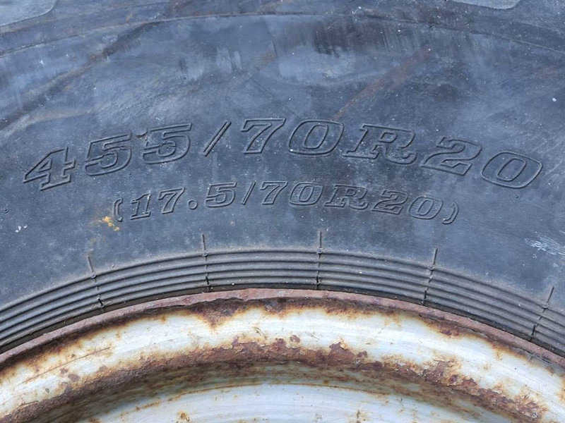 DUNLOP 455/70-R20 (17.5/70R20) - Tire/Reifen/Band - Riepas un diski - Celtniecības tehnika: foto 5 DUNLOP 455/70-R20 (17.5/70R20) - Tire/Reifen/Band - Riepas un diski - Celtniecības tehnika: foto 5