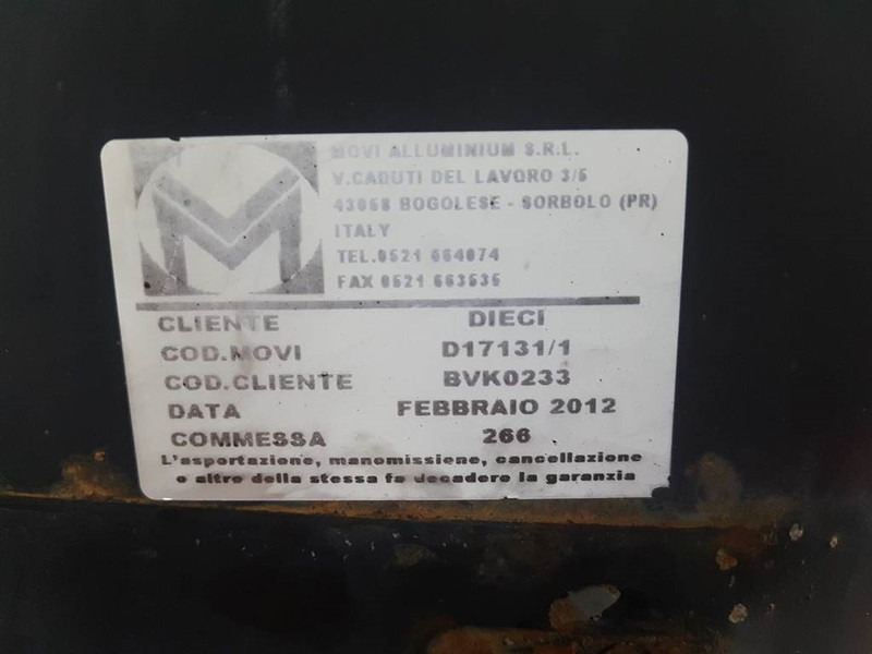 Dieci Telehandler-BVK0233-Cooler/Kühler/Koeler - Dzinējs un rezerves daļas - Celtniecības tehnika: foto 3 Dieci Telehandler-BVK0233-Cooler/Kühler/Koeler - Dzinējs un rezerves daļas - Celtniecības tehnika: foto 3