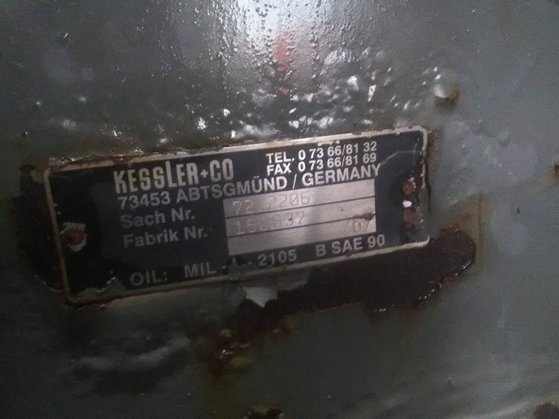 Kessler+CO 72.2206 - Axle/Achse/As - Asis un rezerves daļas - Celtniecības tehnika: foto 5 Kessler+CO 72.2206 - Axle/Achse/As - Asis un rezerves daļas - Celtniecības tehnika: foto 5