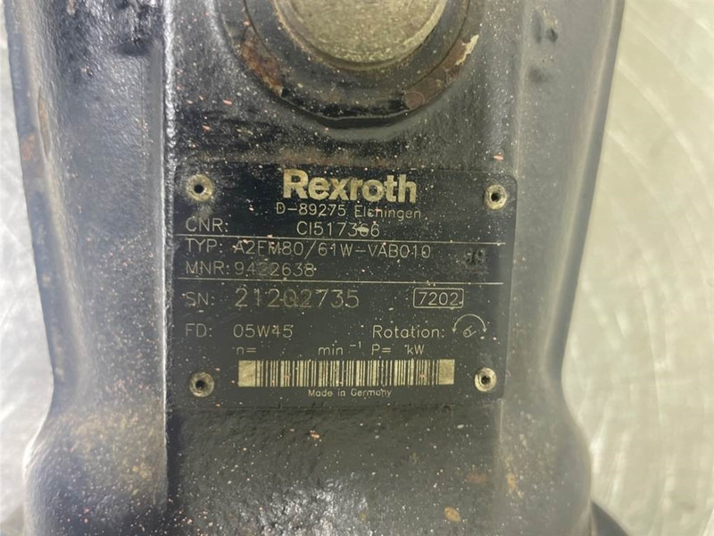 Manitou 160ATJ-Rexroth A2FM80/61W-Drive motor/Fahrmotor - Hidraulika - Celtniecības tehnika: foto 4 Manitou 160ATJ-Rexroth A2FM80/61W-Drive motor/Fahrmotor - Hidraulika - Celtniecības tehnika: foto 4
