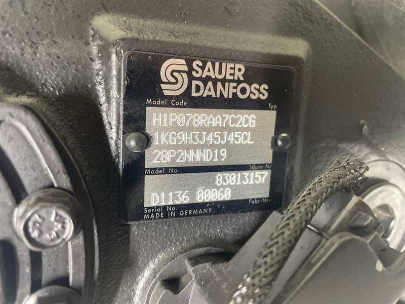 Sauer Danfoss H1P078R-83013157-Drive pump/Fahrpumpe/Rijpomp - Hidraulika - Celtniecības tehnika: foto 4 Sauer Danfoss H1P078R-83013157-Drive pump/Fahrpumpe/Rijpomp - Hidraulika - Celtniecības tehnika: foto 4
