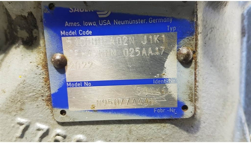 Sauer Sundstrand 51D080AD2N -Drive motor/Fahrmotor - Hidraulika: foto 4 Sauer Sundstrand 51D080AD2N -Drive motor/Fahrmotor - Hidraulika: foto 4