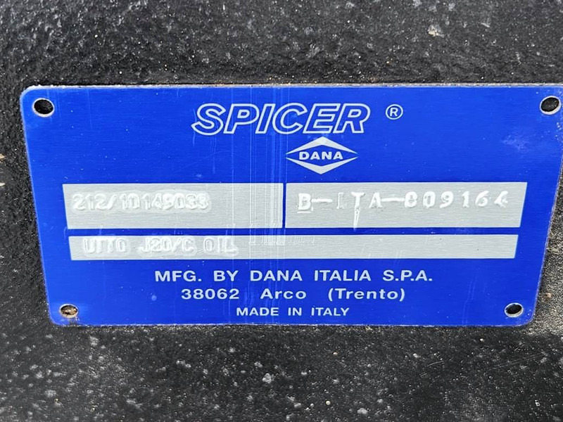 Asis un rezerves daļas - Celtniecības tehnika Spicer Dana 212/10149033 - Axle/Achse/As: foto 6