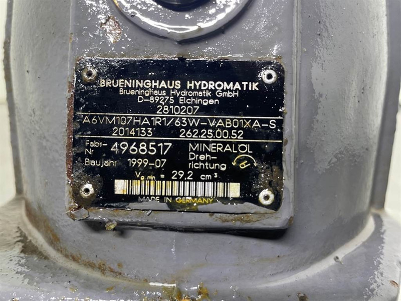 Volvo L30D-ZM2810207-Brueninghaus A6VM107-Drive motor - Hidraulika - Celtniecības tehnika: foto 4 Volvo L30D-ZM2810207-Brueninghaus A6VM107-Drive motor - Hidraulika - Celtniecības tehnika: foto 4