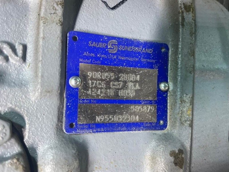 WACKER NEUSON 1000198547-Sauer Danfoss 90R055-Drive pump/Rijpomp - Hidraulika - Celtniecības tehnika: foto 5 WACKER NEUSON 1000198547-Sauer Danfoss 90R055-Drive pump/Rijpomp - Hidraulika - Celtniecības tehnika: foto 5