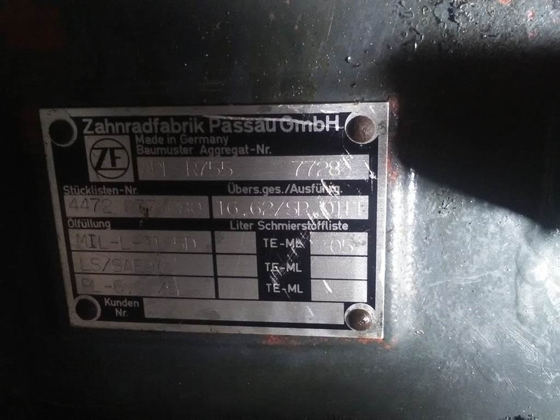 Asis un rezerves daļas - Celtniecības tehnika ZF APL-R755 - Ahlmann AZ 14 - Axle: foto 7 Asis un rezerves daļas - Celtniecības tehnika ZF APL-R755 - Ahlmann AZ 14 - Axle: foto 7