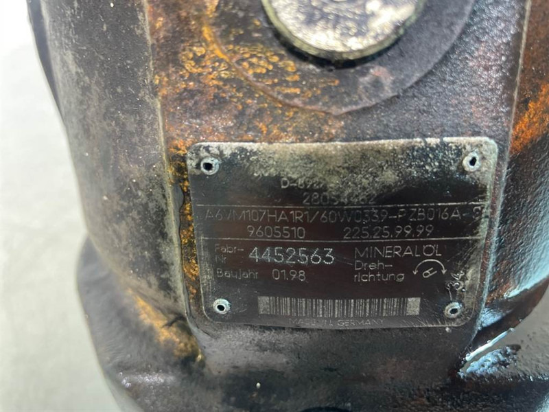 Zettelmeyer ZL602-28054462-Brueninghaus A6VM107-Drive motor - Hidraulika - Celtniecības tehnika: foto 4 Zettelmeyer ZL602-28054462-Brueninghaus A6VM107-Drive motor - Hidraulika - Celtniecības tehnika: foto 4