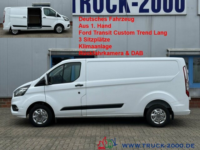 Ford Transit Custom Lang Trend 3Sitzer + Klima + DAB - Mazs furgons: foto 1 Ford Transit Custom Lang Trend 3Sitzer + Klima + DAB - Mazs furgons: foto 1
