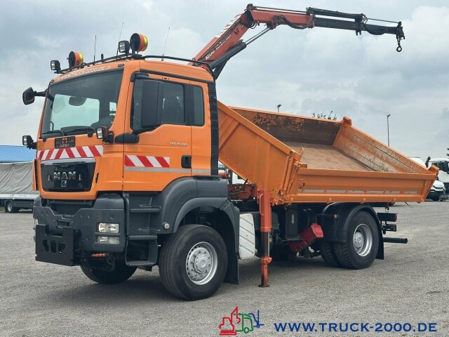 MAN 18.320 4x4 Atlas Kran + Winterdienstausstattung - Kravas automašīna pašizgāzējs, Kravas auto ar manipulatoru: foto 4 MAN 18.320 4x4 Atlas Kran + Winterdienstausstattung - Kravas automašīna pašizgāzējs, Kravas auto ar manipulatoru: foto 4