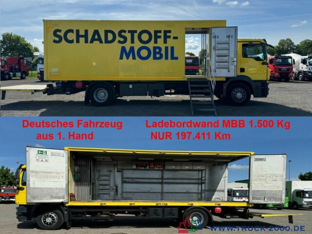 MAN TGM 15.250 Dünnschede Schadstoffmobil LBW 197TKM - Kravas automašīna ar slēgto virsbūvi: foto 1 MAN TGM 15.250 Dünnschede Schadstoffmobil LBW 197TKM - Kravas automašīna ar slēgto virsbūvi: foto 1