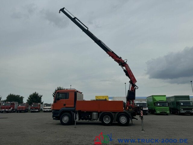 MAN TGS 28.480 6x4H FASSI F365 8m4t AHK41t Lenkachse - Bortu kravas automašīna/ Platforma, Kravas auto ar manipulatoru: foto 1 MAN TGS 28.480 6x4H FASSI F365 8m4t AHK41t Lenkachse - Bortu kravas automašīna/ Platforma, Kravas auto ar manipulatoru: foto 1