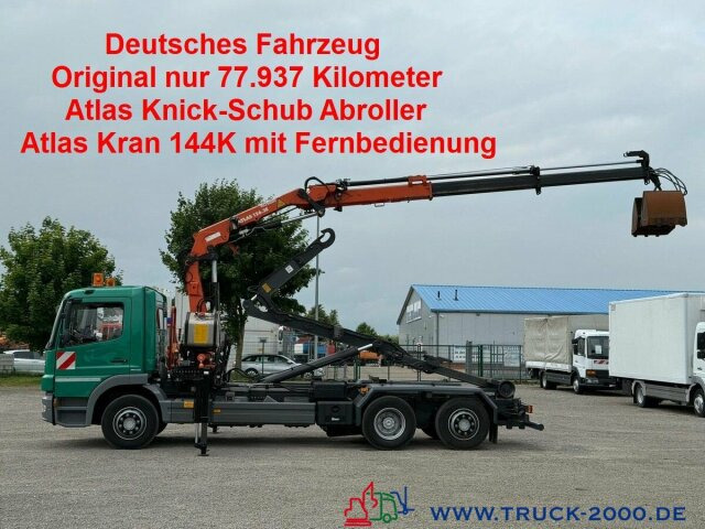 Mercedes-Benz 2024 Atlas Abroller Atlas Kran FB Nur77.937 KM - Pacēlājs ar āķi, Kravas auto ar manipulatoru: foto 1 Mercedes-Benz 2024 Atlas Abroller Atlas Kran FB Nur77.937 KM - Pacēlājs ar āķi, Kravas auto ar manipulatoru: foto 1
