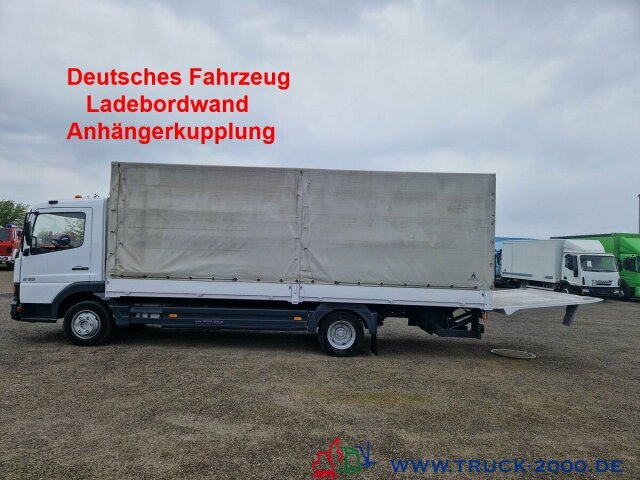 Mercedes-Benz 818 LBW AHK 10.5t. Nur 265.739 KM Schaltgetriebe - Kravas automašīna ar tentu: foto 1 Mercedes-Benz 818 LBW AHK 10.5t. Nur 265.739 KM Schaltgetriebe - Kravas automašīna ar tentu: foto 1