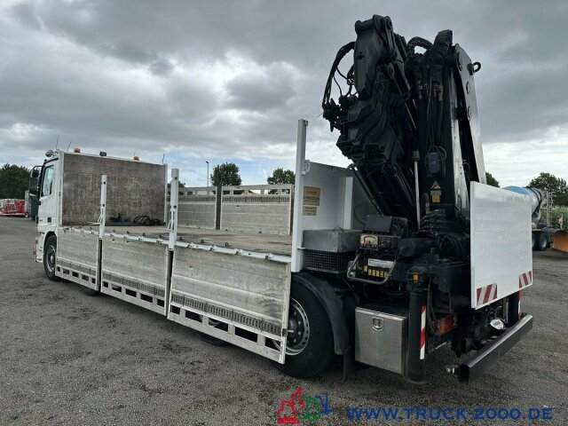 Bortu kravas automašīna/ Platforma, Kravas auto ar manipulatoru Mercedes-Benz Actros 3244 Hiab 377 FlyJib+ Winde Hakenhöhe 30m: foto 15