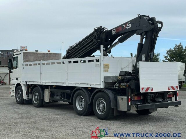 Bortu kravas automašīna/ Platforma, Kravas auto ar manipulatoru Mercedes-Benz Actros 3244 Hiab 377 FlyJib+ Winde Hakenhöhe 30m: foto 10