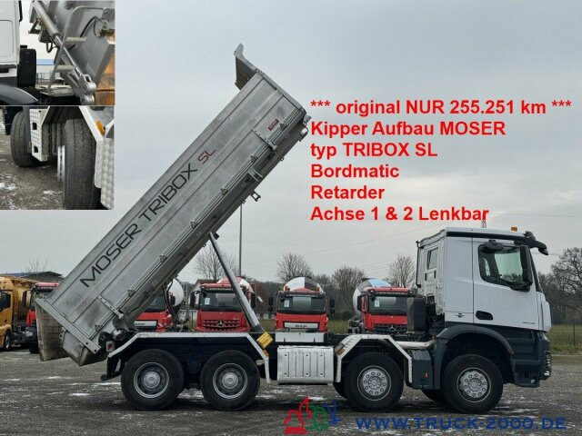 Mercedes-Benz Arocs 3248 8x4/4 Moser 3 Seiten Kipper Retarder - Kravas automašīna pašizgāzējs: foto 1 Mercedes-Benz Arocs 3248 8x4/4 Moser 3 Seiten Kipper Retarder - Kravas automašīna pašizgāzējs: foto 1
