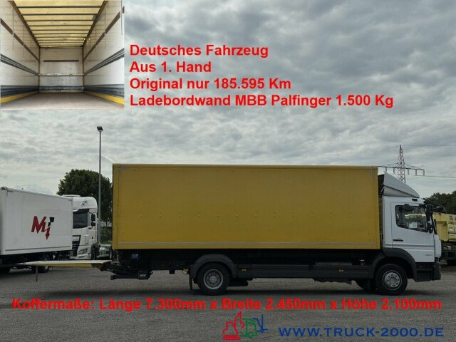 Mercedes-Benz Atego 1224 Koffer MBB Palfinger LBW 1.500KG AHK - Kravas automašīna ar slēgto virsbūvi: foto 1 Mercedes-Benz Atego 1224 Koffer MBB Palfinger LBW 1.500KG AHK - Kravas automašīna ar slēgto virsbūvi: foto 1