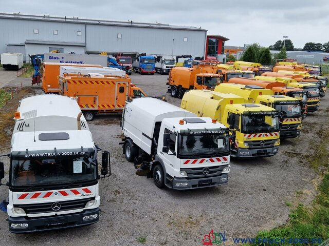 Ielu tīrīšanas mašīna Mercedes-Benz Atego 1524 Bucher Johnston VS650 Deutsches Gerät: foto 8