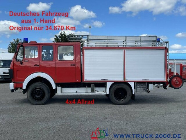 Mercedes-Benz LK 1222 4x4 Ziegler Feuerwehr 1620 L.Tank +Pumpe - Kravas automašīna ar slēgto virsbūvi: foto 1 Mercedes-Benz LK 1222 4x4 Ziegler Feuerwehr 1620 L.Tank +Pumpe - Kravas automašīna ar slēgto virsbūvi: foto 1
