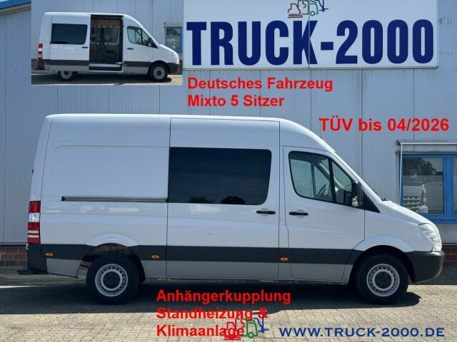 Mercedes-Benz Sprinter 213 Mixto 5 Sitzer Klima Standhzg. AHK - Mazs furgons: foto 1 Mercedes-Benz Sprinter 213 Mixto 5 Sitzer Klima Standhzg. AHK - Mazs furgons: foto 1