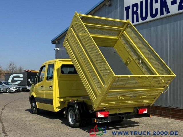 Komercauto pašizgāzējs, Kravas-pasažieru furgons Mercedes-Benz Sprinter 311- 511 CDI 3-S Kipper 6 Sitze TÜV NEU: foto 14
