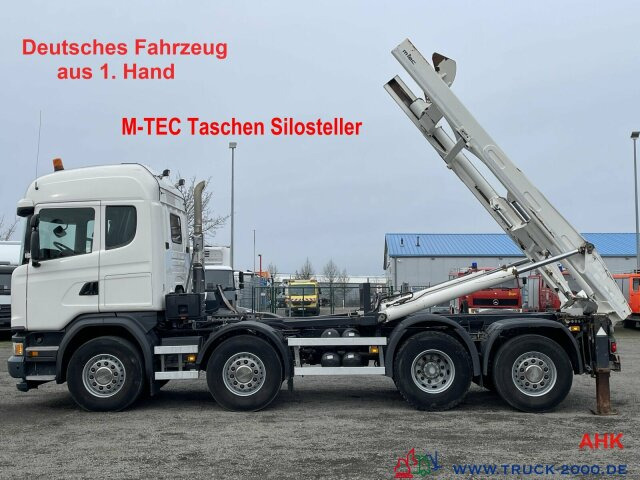 Scania G 450 8x2 M-TEC Silosteller Retar. Deutscher LKW - Pacēlājs ar āķi: foto 1 Scania G 450 8x2 M-TEC Silosteller Retar. Deutscher LKW - Pacēlājs ar āķi: foto 1