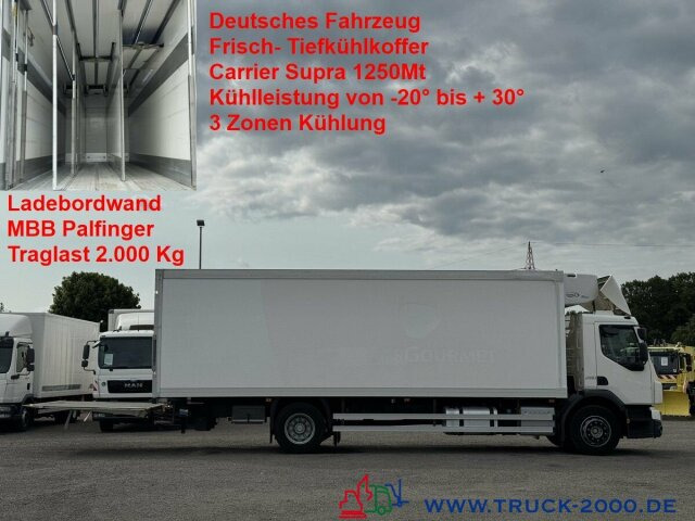 Volvo FE 18 280 3 Zonen Frisch- + Tiefkühler Carrier - Kravas automašīna refrižerators: foto 1 Volvo FE 18 280 3 Zonen Frisch- + Tiefkühler Carrier - Kravas automašīna refrižerators: foto 1