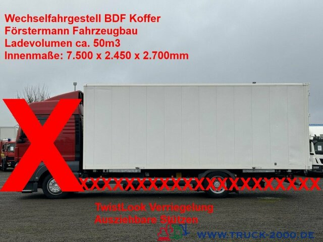 Wechselbrücke BDF Koffer Förstermann ca. 50 m3 - Maināmā virsbūve - furgons: foto 1 Wechselbrücke BDF Koffer Förstermann ca. 50 m3 - Maināmā virsbūve - furgons: foto 1