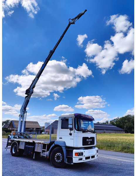 MAN 18.410 F2000 Cormach 22000 E4F + jib - Bortu kravas automašīna/ Platforma, Kravas auto ar manipulatoru: foto 1 MAN 18.410 F2000 Cormach 22000 E4F + jib - Bortu kravas automašīna/ Platforma, Kravas auto ar manipulatoru: foto 1