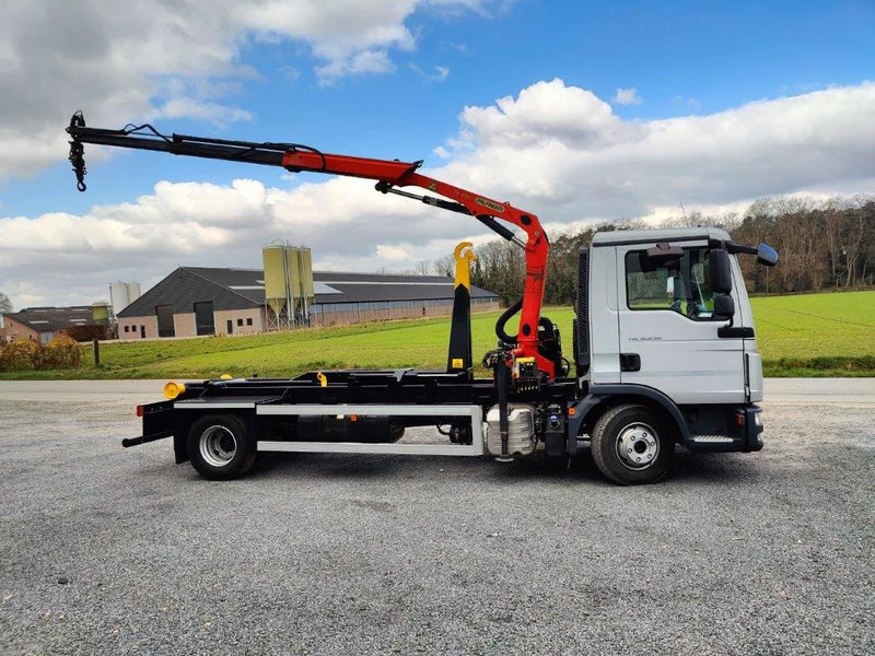 MAN TGL 12.250 Containersysteem Jimeca met kraan Palfinger PK4501 - Pacēlājs ar āķi, Kravas auto ar manipulatoru: foto 4 MAN TGL 12.250 Containersysteem Jimeca met kraan Palfinger PK4501 - Pacēlājs ar āķi, Kravas auto ar manipulatoru: foto 4