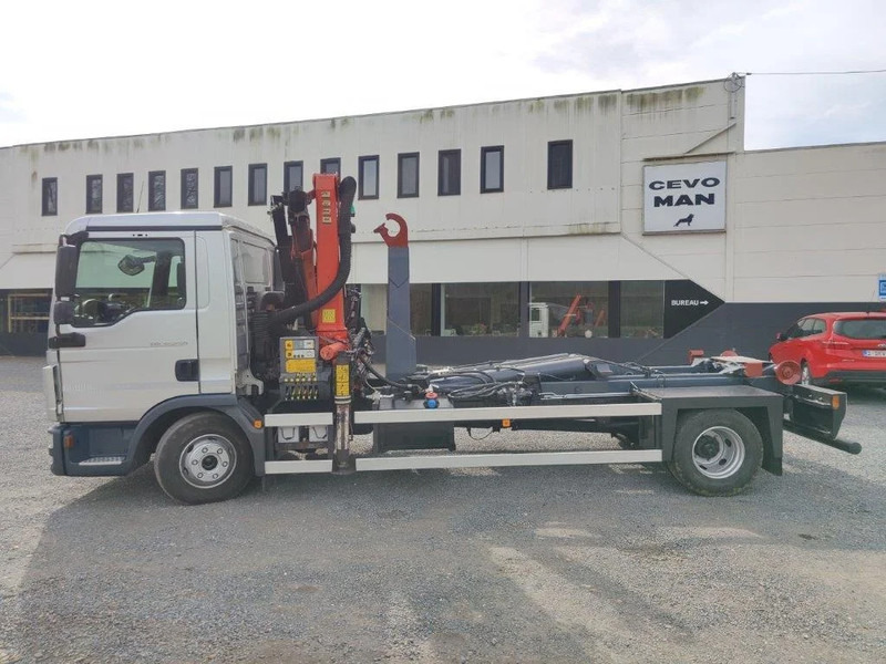 MAN TGL 12.250 Containersysteem met kraan Palfinger PK9001 + Remote - Pacēlājs ar āķi, Kravas auto ar manipulatoru: foto 5 MAN TGL 12.250 Containersysteem met kraan Palfinger PK9001 + Remote - Pacēlājs ar āķi, Kravas auto ar manipulatoru: foto 5