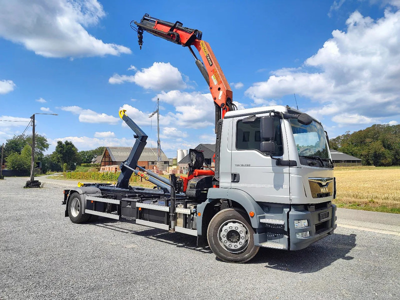 MAN TGM 18.290 4x2 Euro 6 + Crane Palfinger PK15500 - Pacēlājs ar āķi, Kravas auto ar manipulatoru: foto 2 MAN TGM 18.290 4x2 Euro 6 + Crane Palfinger PK15500 - Pacēlājs ar āķi, Kravas auto ar manipulatoru: foto 2