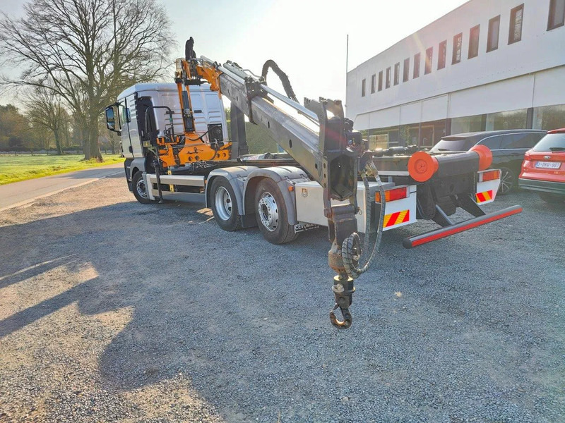 MAN TGX 26.400 6x2 Euro5 Container LEEBUR + Crane Effer 145 - Pacēlājs ar āķi, Kravas auto ar manipulatoru: foto 5 MAN TGX 26.400 6x2 Euro5 Container LEEBUR + Crane Effer 145 - Pacēlājs ar āķi, Kravas auto ar manipulatoru: foto 5