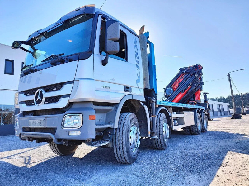 Mercedes-Benz Actros 4151 V8 8x4 Palfinger PK78002 + Flyjib PJ170 - Bortu kravas automašīna/ Platforma, Kravas auto ar manipulatoru: foto 1 Mercedes-Benz Actros 4151 V8 8x4 Palfinger PK78002 + Flyjib PJ170 - Bortu kravas automašīna/ Platforma, Kravas auto ar manipulatoru: foto 1
