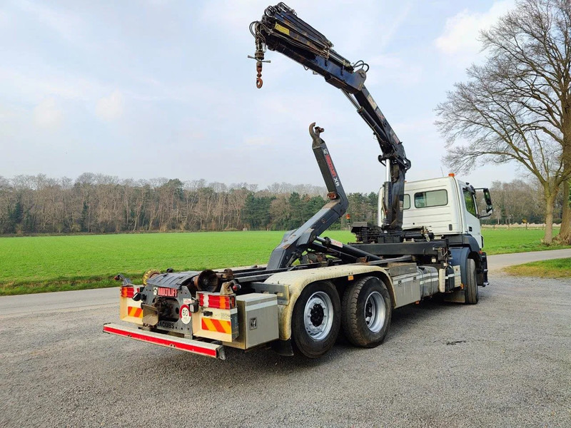 Mercedes-Benz Axor 2536 Euro5 container multilift crane HIAB 220 - Pacēlājs ar āķi, Kravas auto ar manipulatoru: foto 3 Mercedes-Benz Axor 2536 Euro5 container multilift crane HIAB 220 - Pacēlājs ar āķi, Kravas auto ar manipulatoru: foto 3
