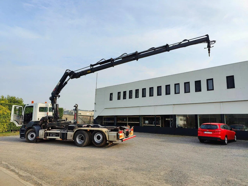 Mercedes-Benz Axor 2536 Euro5 container multilift crane HIAB 220 - Pacēlājs ar āķi, Kravas auto ar manipulatoru: foto 4 Mercedes-Benz Axor 2536 Euro5 container multilift crane HIAB 220 - Pacēlājs ar āķi, Kravas auto ar manipulatoru: foto 4