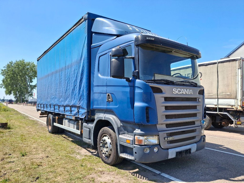 Scania R420 - Kravas automašīna ar slēgto virsbūvi: foto 4 Scania R420 - Kravas automašīna ar slēgto virsbūvi: foto 4