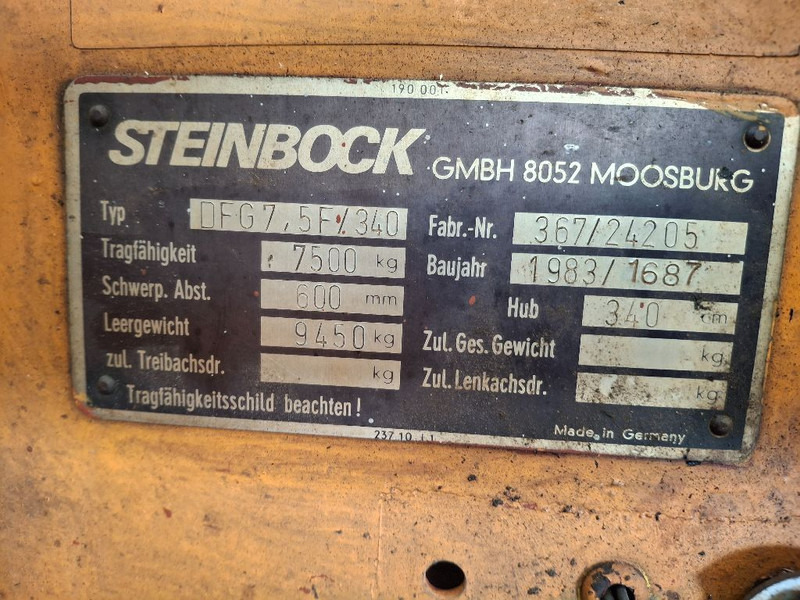 Autokrāvējs Steinbock DFG7,5F/340: foto 6