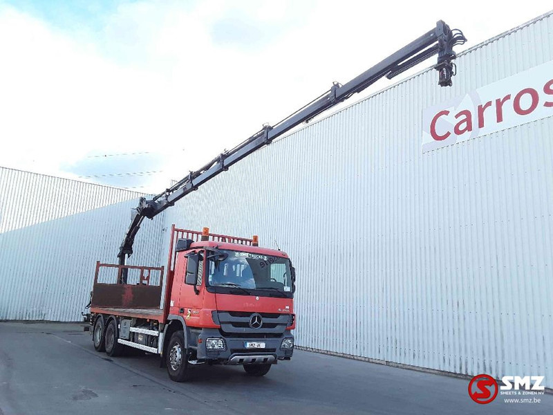 Mercedes-Benz Actros 2641 HIAB 166 ES_5 + remote - Bortu kravas automašīna/ Platforma, Kravas auto ar manipulatoru: foto 1 Mercedes-Benz Actros 2641 HIAB 166 ES_5 + remote - Bortu kravas automašīna/ Platforma, Kravas auto ar manipulatoru: foto 1