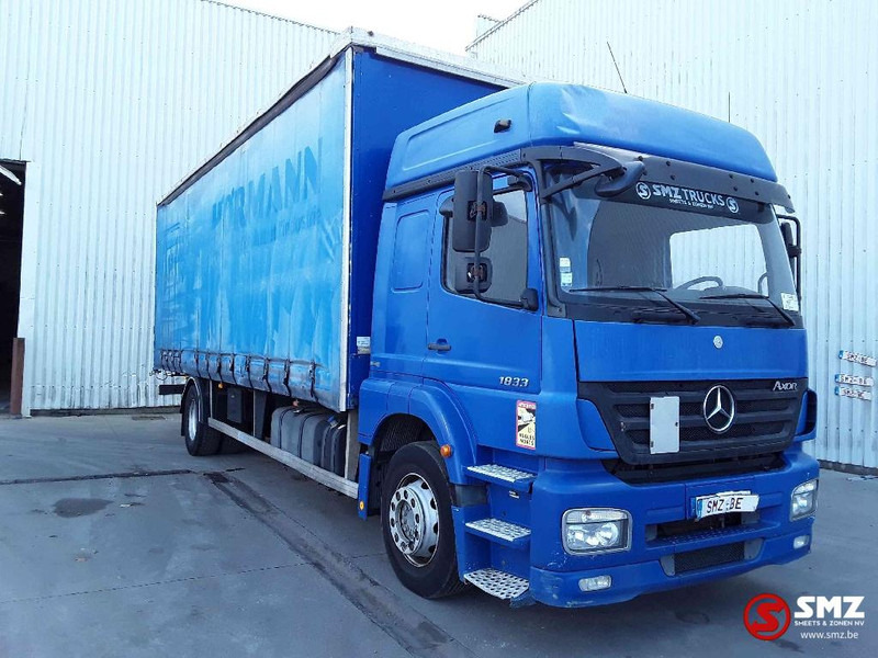 Mercedes-Benz Axor 1833 - Kravas automašīna ar tentu: foto 1 Mercedes-Benz Axor 1833 - Kravas automašīna ar tentu: foto 1