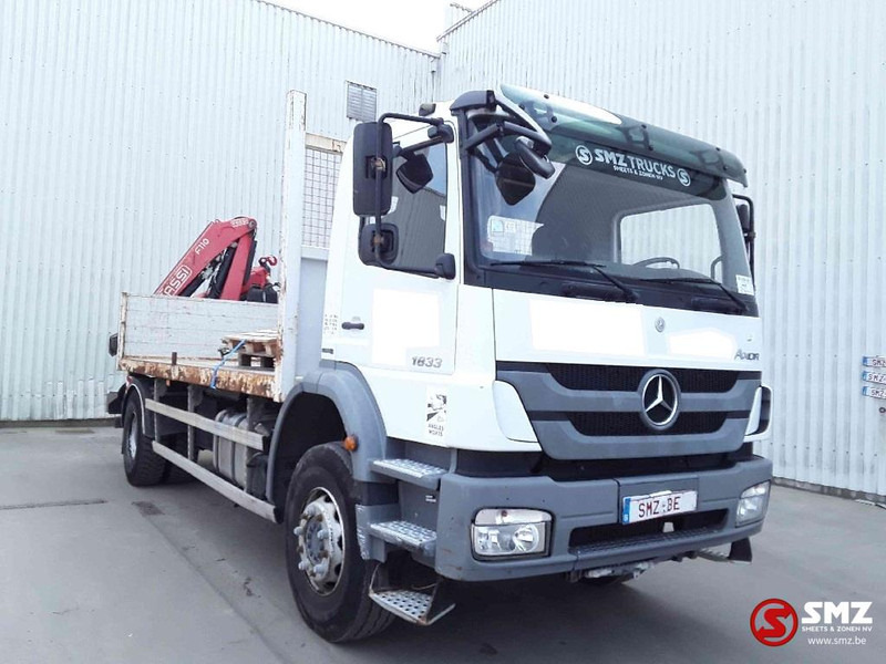 Mercedes-Benz Axor 1833 Fassi f 110a 284000km airco TOP condition - Bortu kravas automašīna/ Platforma, Kravas auto ar manipulatoru: foto 1 Mercedes-Benz Axor 1833 Fassi f 110a 284000km airco TOP condition - Bortu kravas automašīna/ Platforma, Kravas auto ar manipulatoru: foto 1