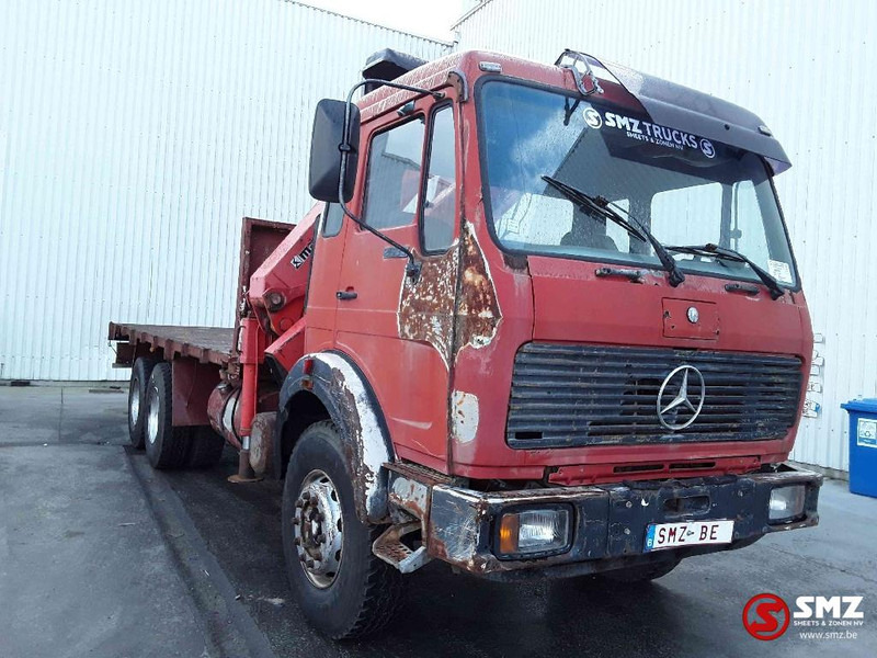 Mercedes-Benz SK 2635 6x4 +marrel 1703 - Bortu kravas automašīna/ Platforma, Kravas auto ar manipulatoru: foto 1 Mercedes-Benz SK 2635 6x4 +marrel 1703 - Bortu kravas automašīna/ Platforma, Kravas auto ar manipulatoru: foto 1