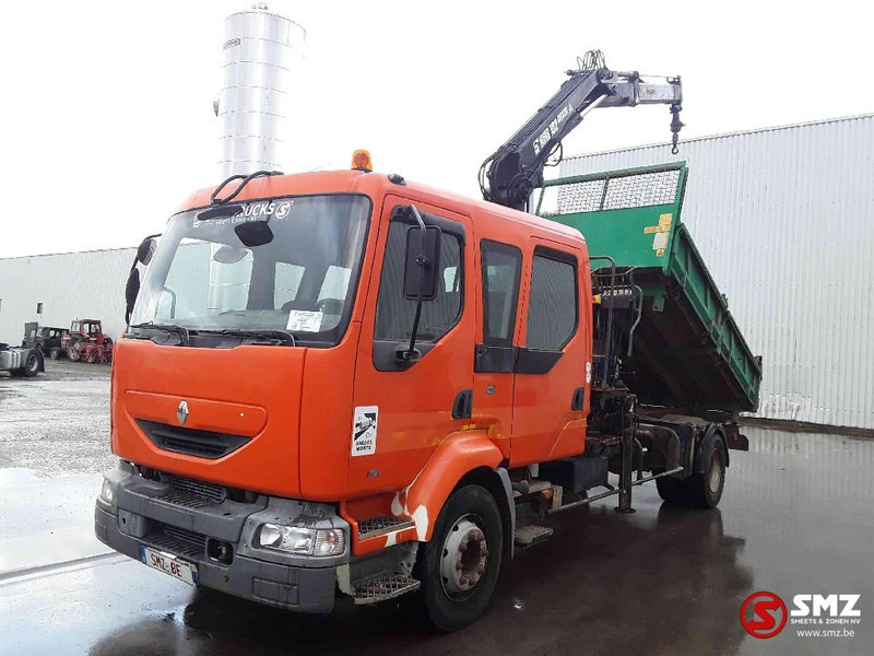 Renault Midlum 210 Hiab 102 manual pump - Kravas automašīna pašizgāzējs, Kravas auto ar manipulatoru: foto 3 Renault Midlum 210 Hiab 102 manual pump - Kravas automašīna pašizgāzējs, Kravas auto ar manipulatoru: foto 3