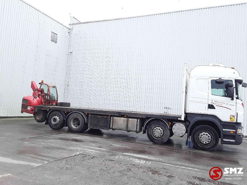 Scania R 420 8x2 +manitou TMT 25.20 - Bortu kravas automašīna/ Platforma: foto 4 Scania R 420 8x2 +manitou TMT 25.20 - Bortu kravas automašīna/ Platforma: foto 4