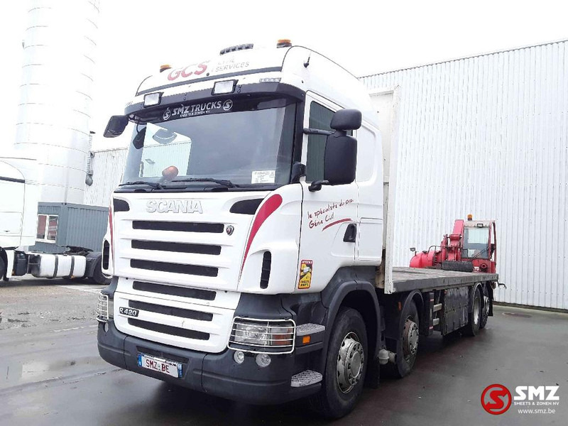 Scania R 420 8x2 +manitou TMT 25.20 - Bortu kravas automašīna/ Platforma: foto 3 Scania R 420 8x2 +manitou TMT 25.20 - Bortu kravas automašīna/ Platforma: foto 3