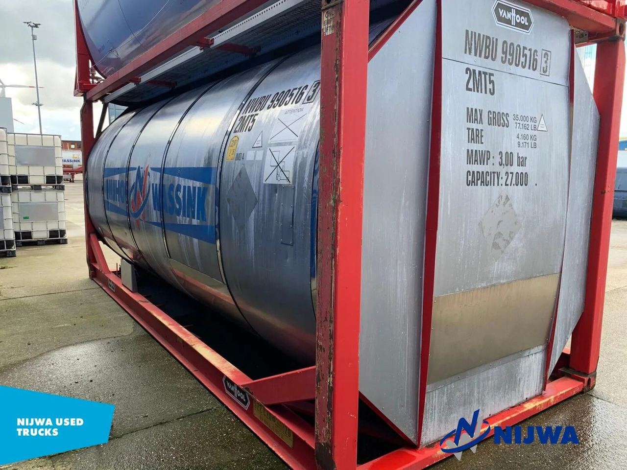 Vanhool TCIS20-27/4 20 FT Container - Non ADR - Tank konteiners: foto 4 Vanhool TCIS20-27/4 20 FT Container - Non ADR - Tank konteiners: foto 4